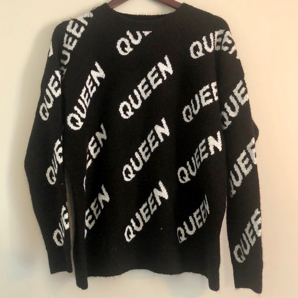 Queen Sweater Forever 21 Size L - Picture 1 of 6